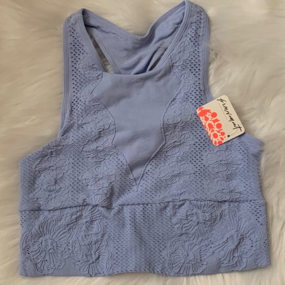 Free People Other - FREE PEOPLE MOVEMENT Every Single Time Floral Bra in Lilac Sz M-L